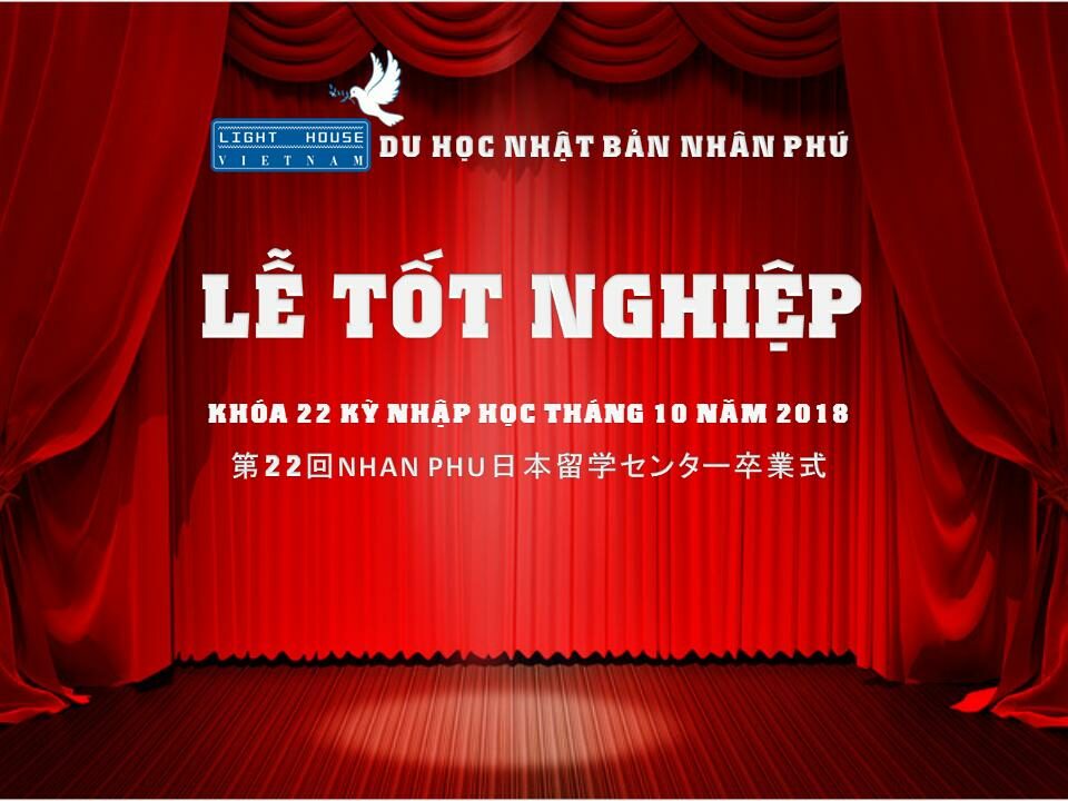 Lễ tốt nghiệp kỳ nhập học 22 tháng 10 năm 2018